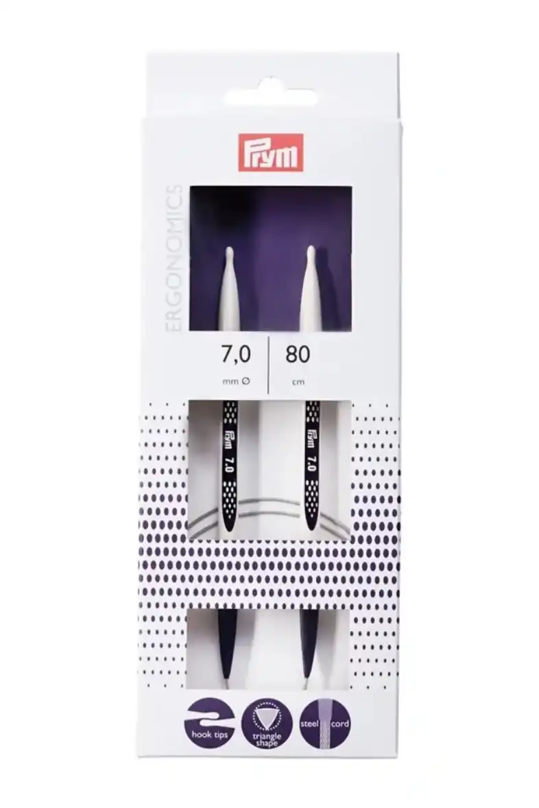 Palillo N°7,0 circular ergonomics Prym 80 cm