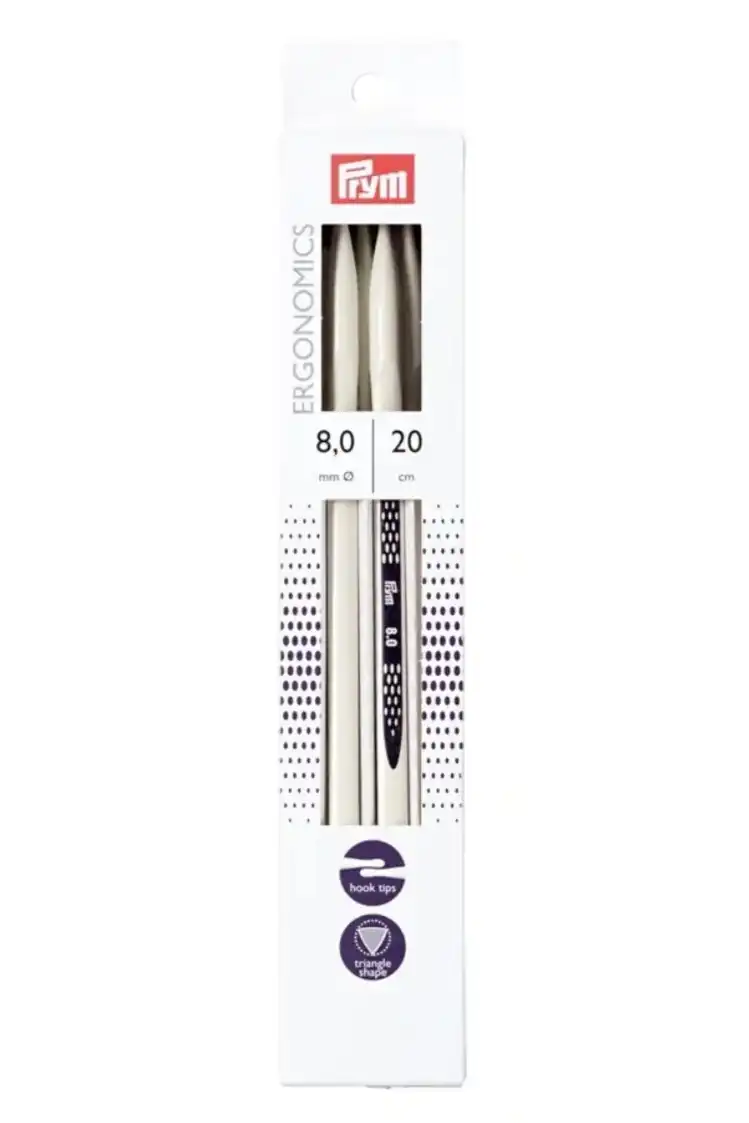 Palillo N°8,0 doble punta ergonomics