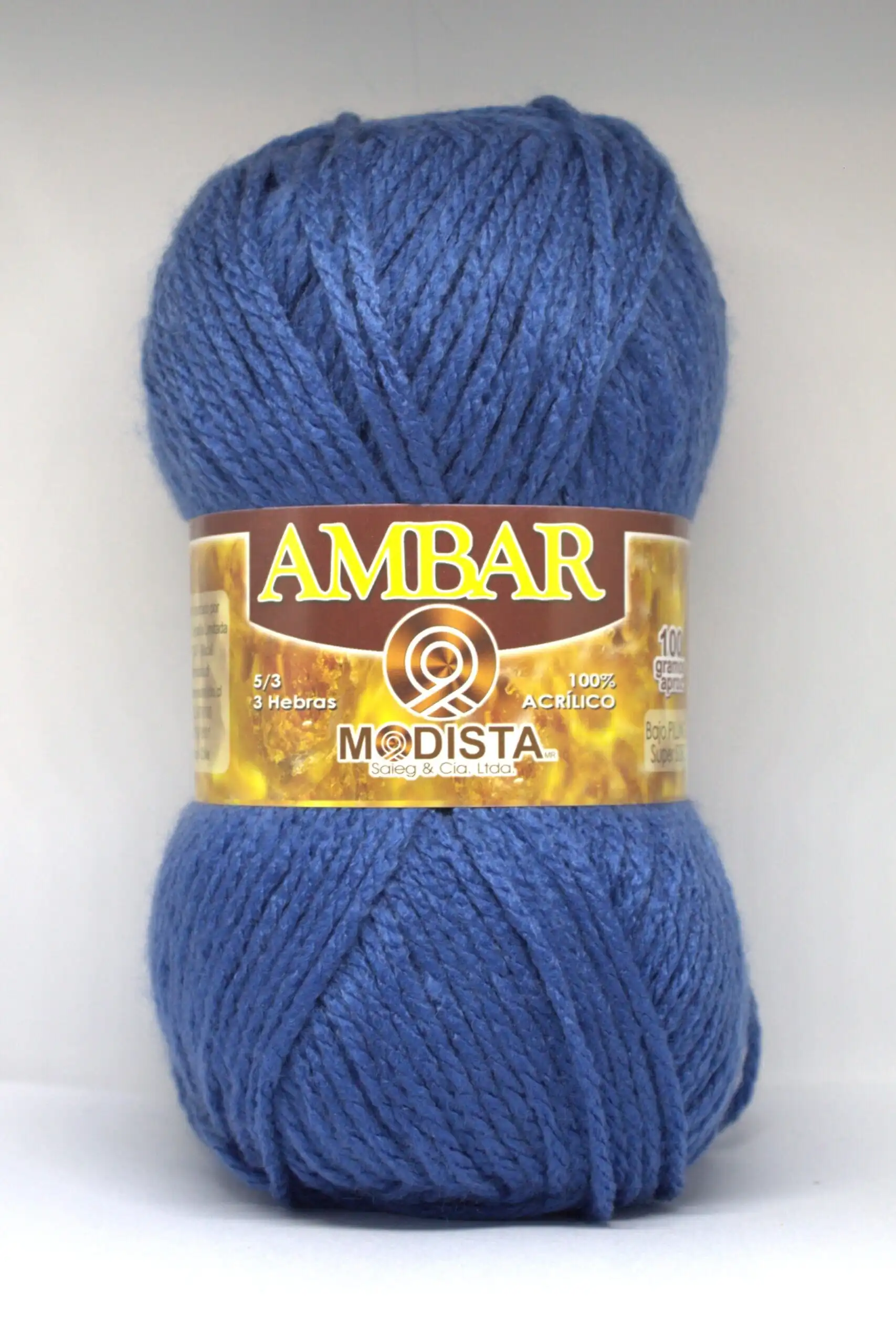 Ambar Lisa Azul Índigo