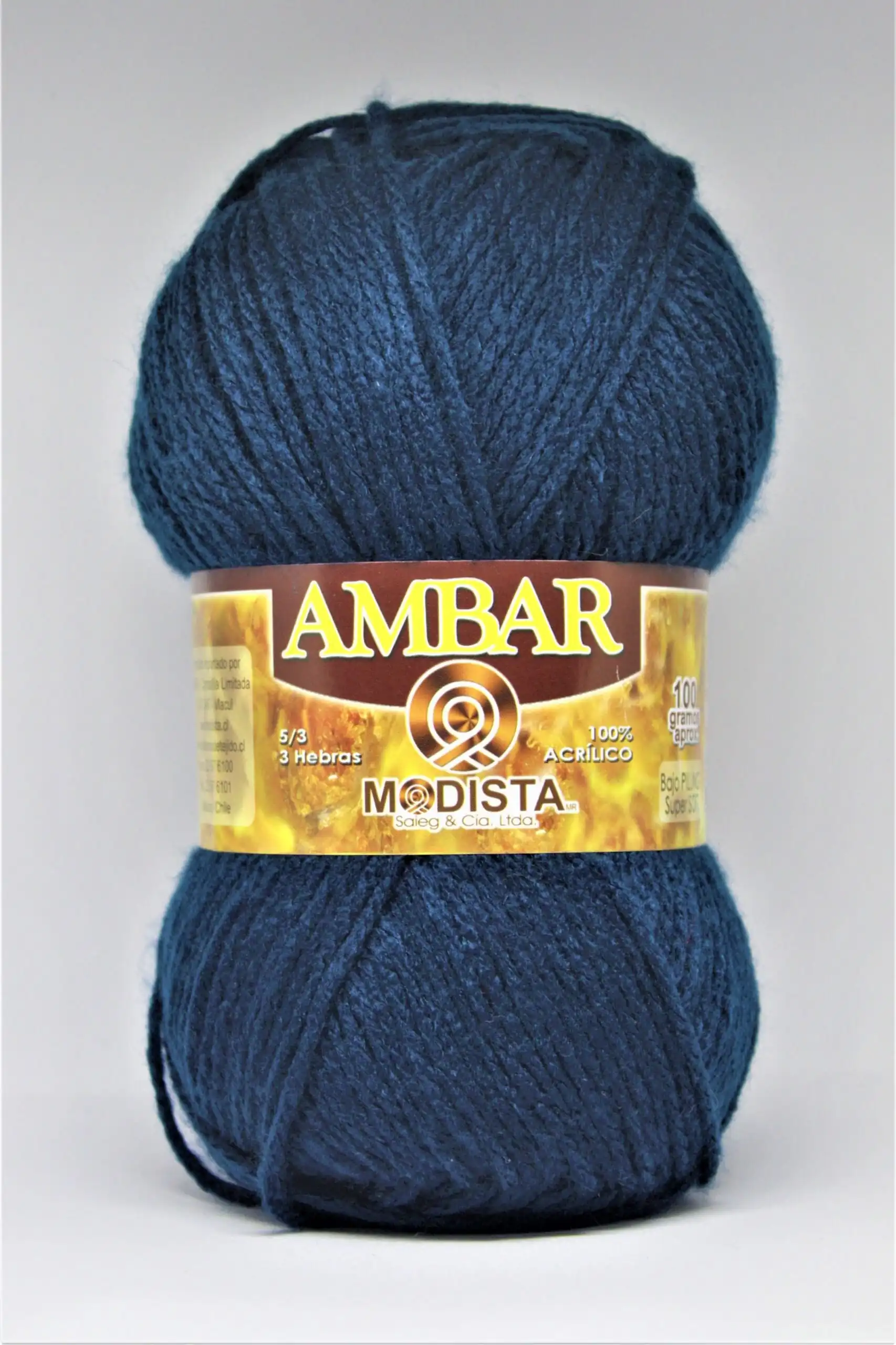 Ambar Lisa Azul Oxford