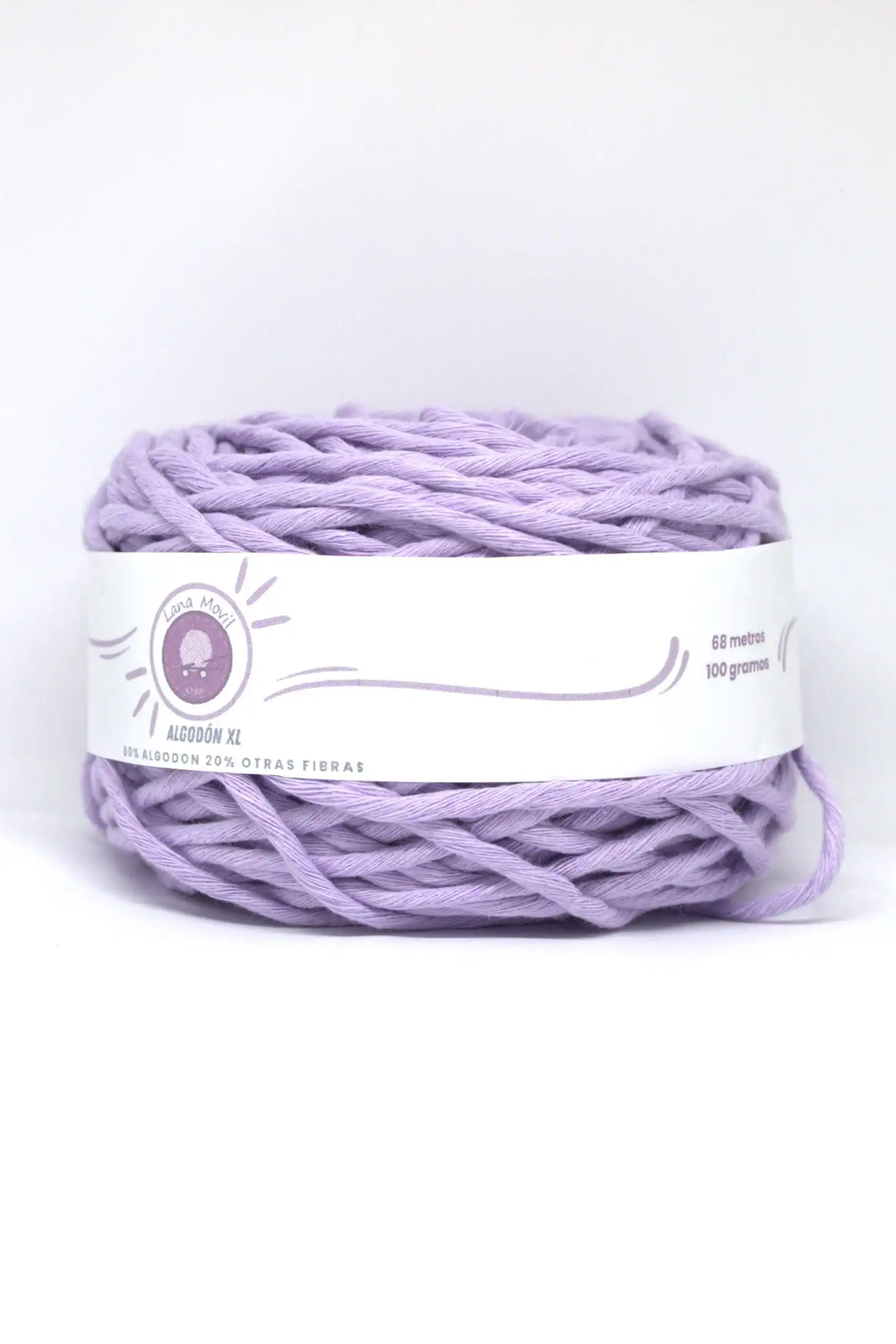 Algodón XL Lila Claro