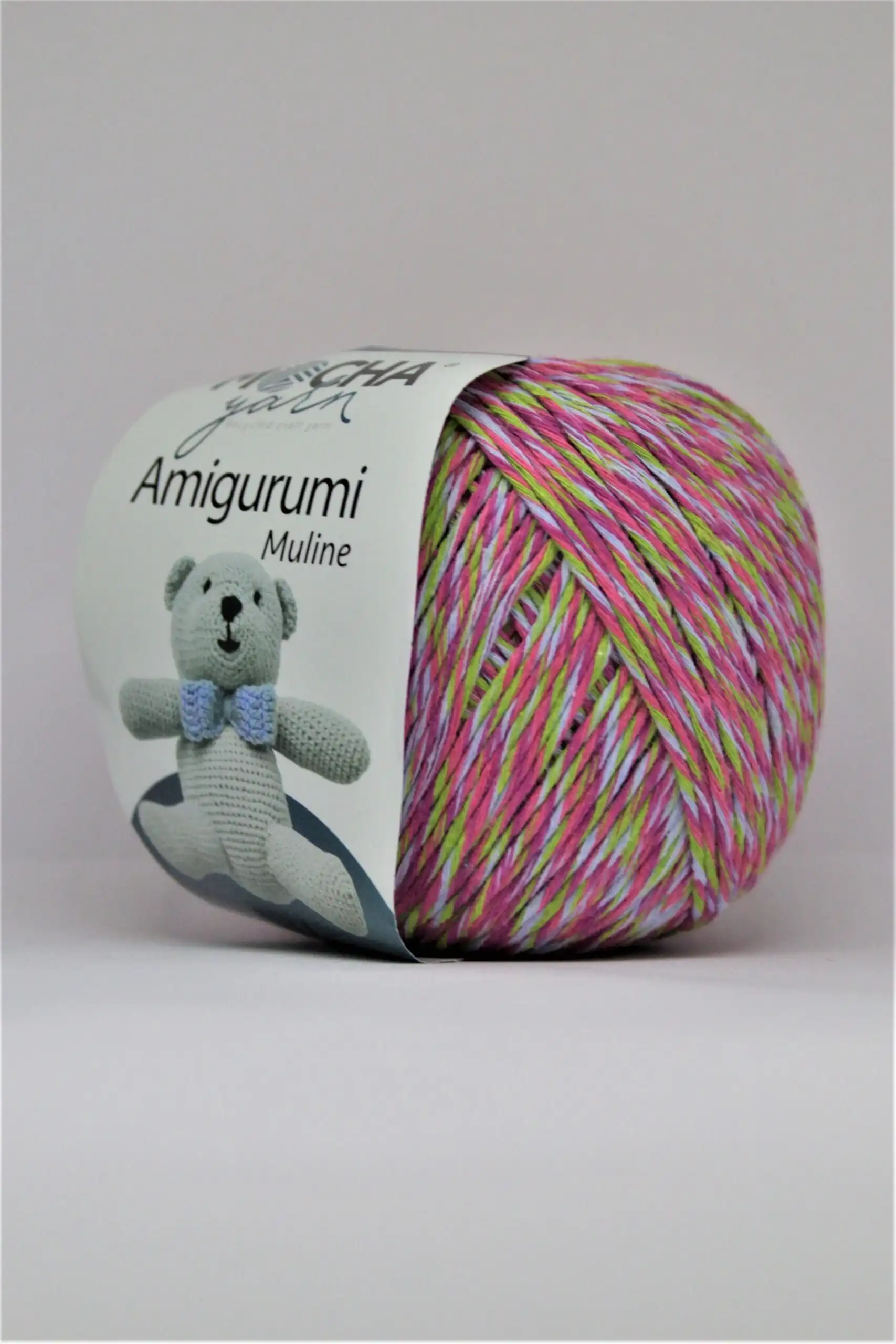 Amigurumi Muline Fucsia Verde