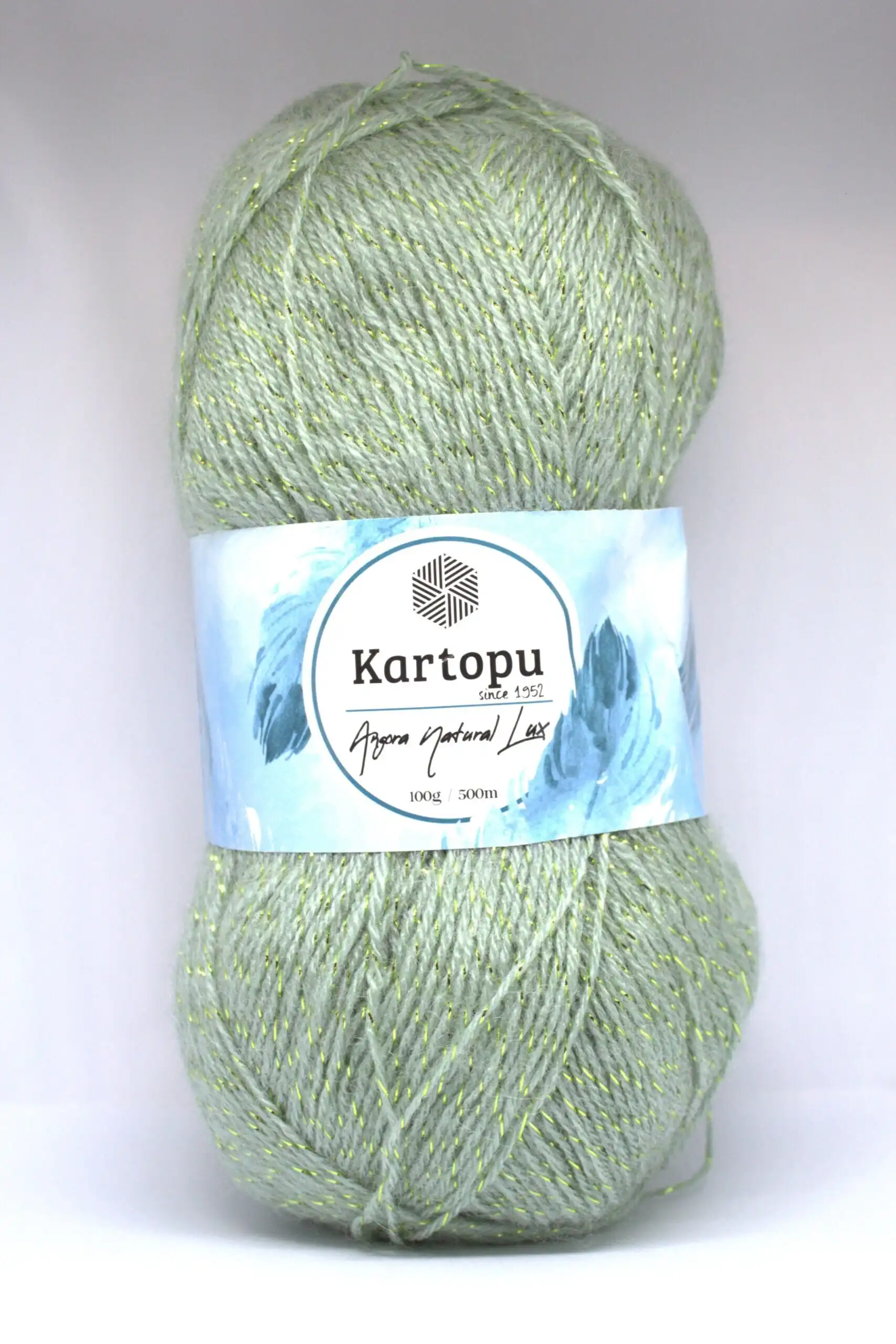 Angora Natural Lux Verde Agua