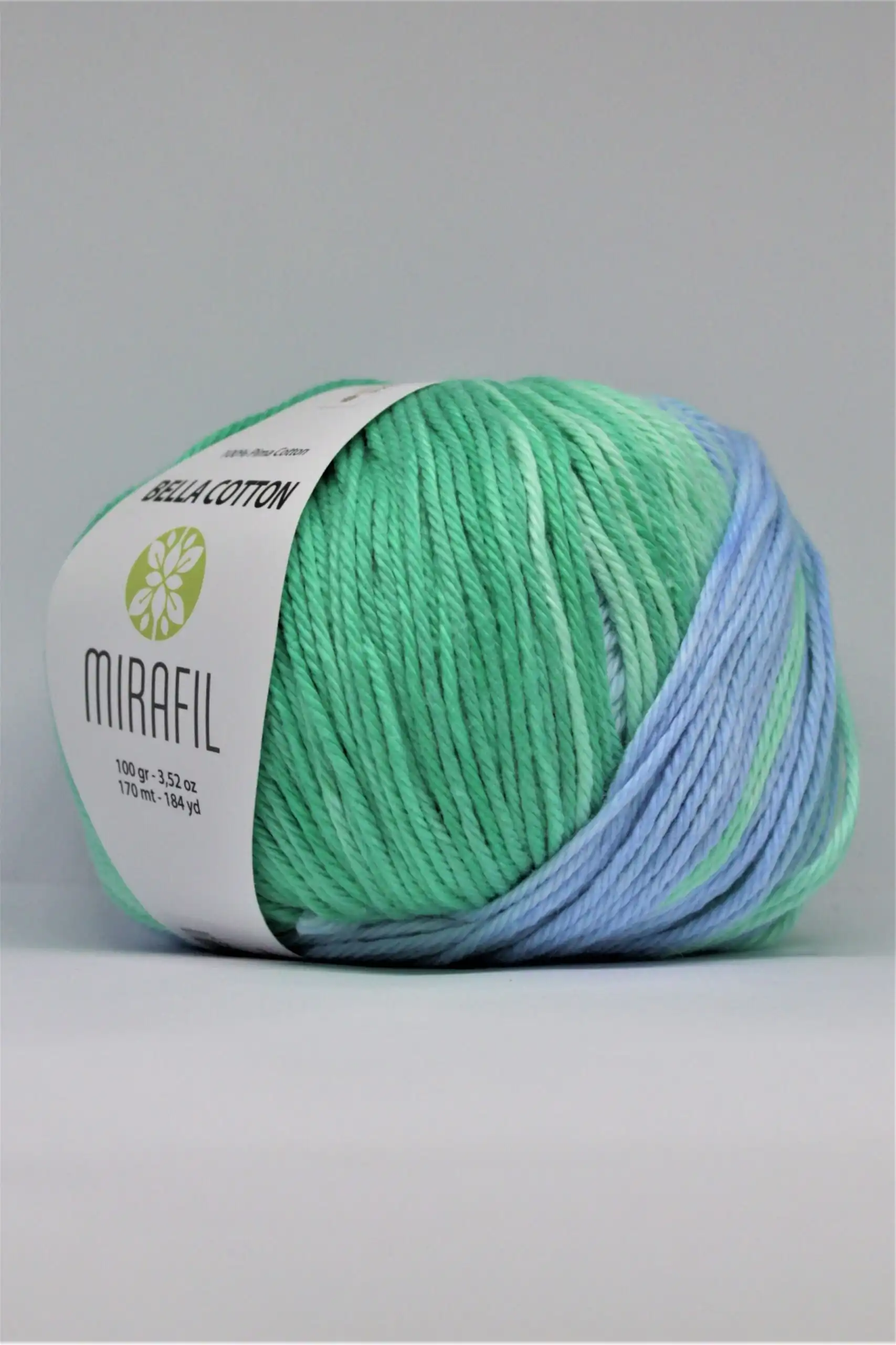 Bella Cotton Verde Celeste