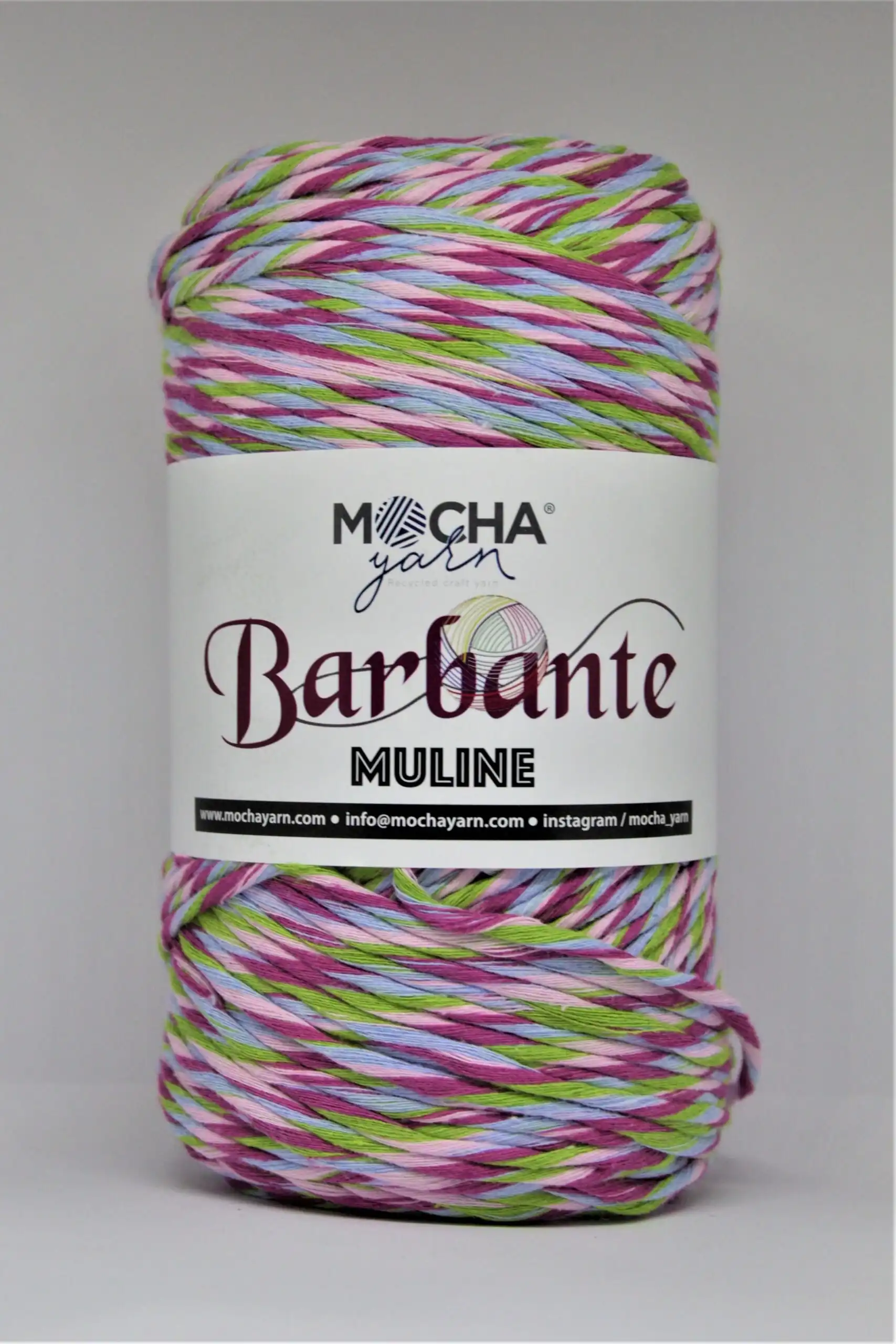 Barbante Fucsia Verde
