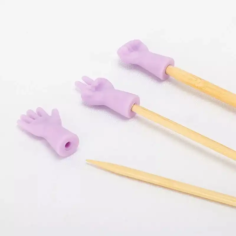 Set 6 Tapa Palillos Morado