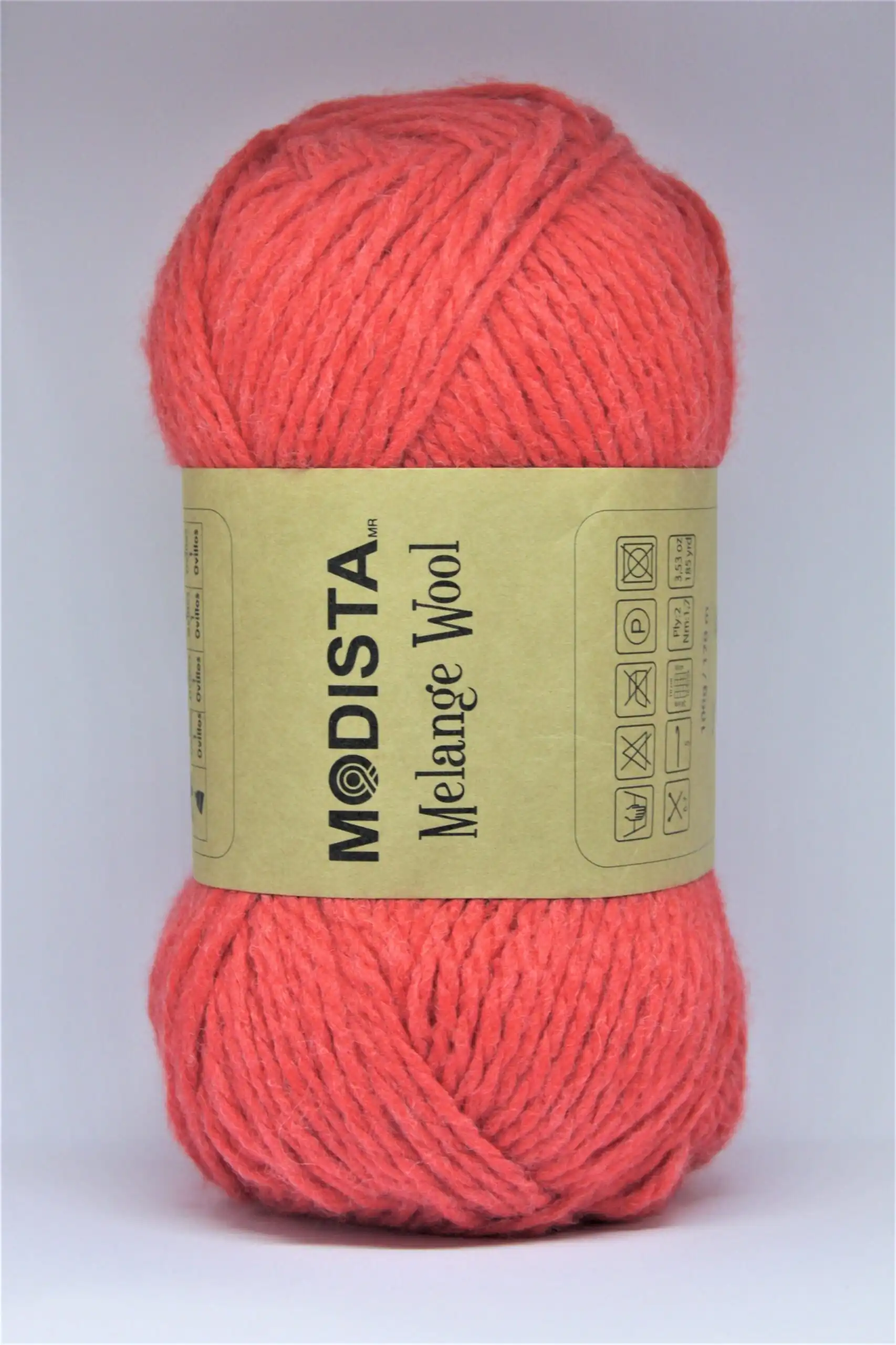 Melange Wool Coral Intenso