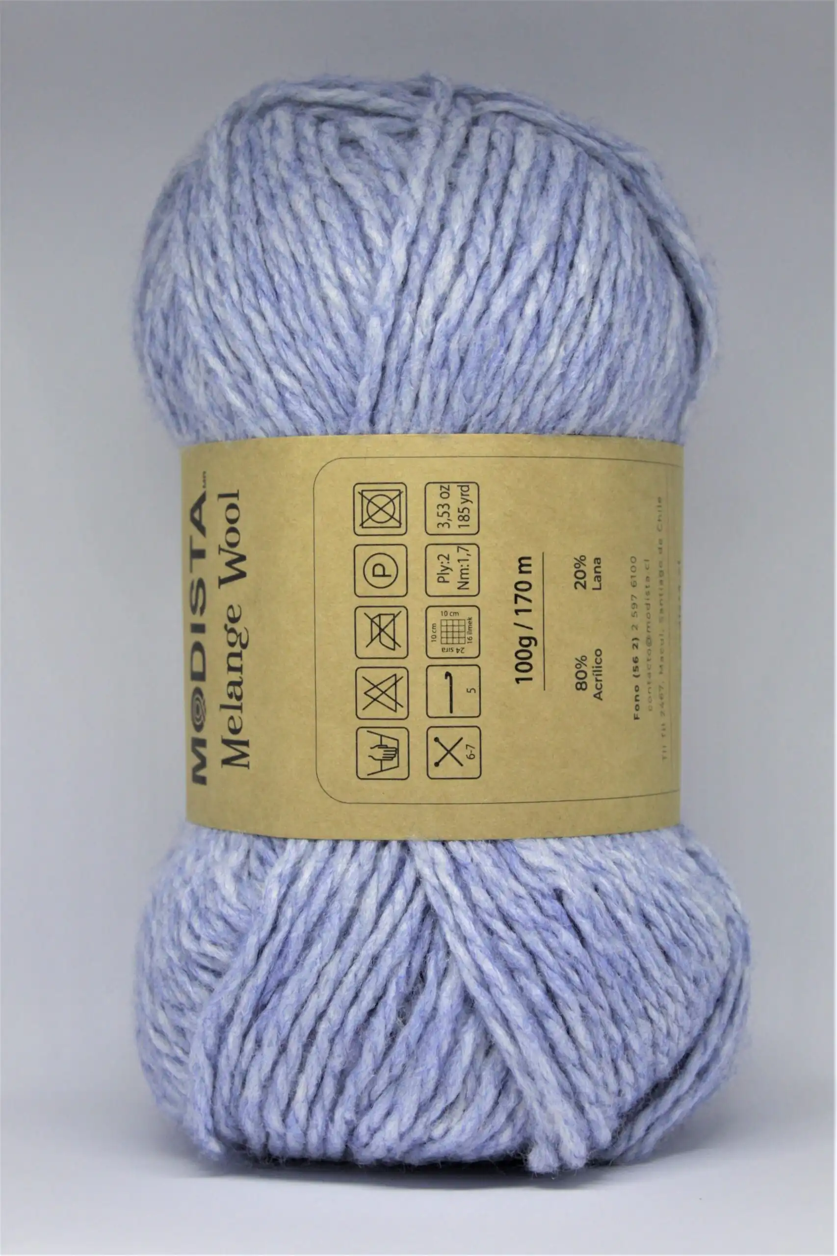 Melange Wool Azul invierno
