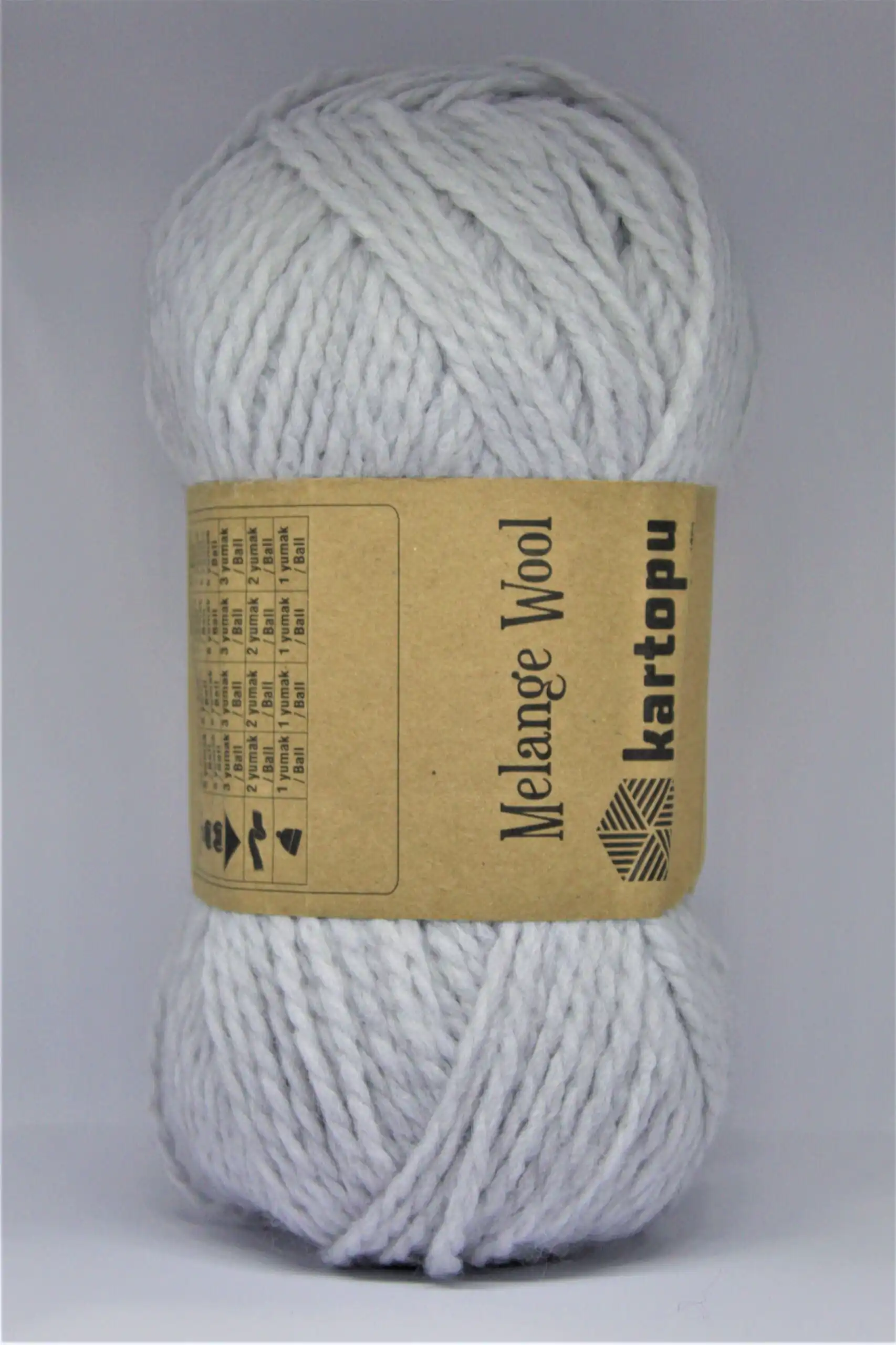 Melange Wool Blanco Plata