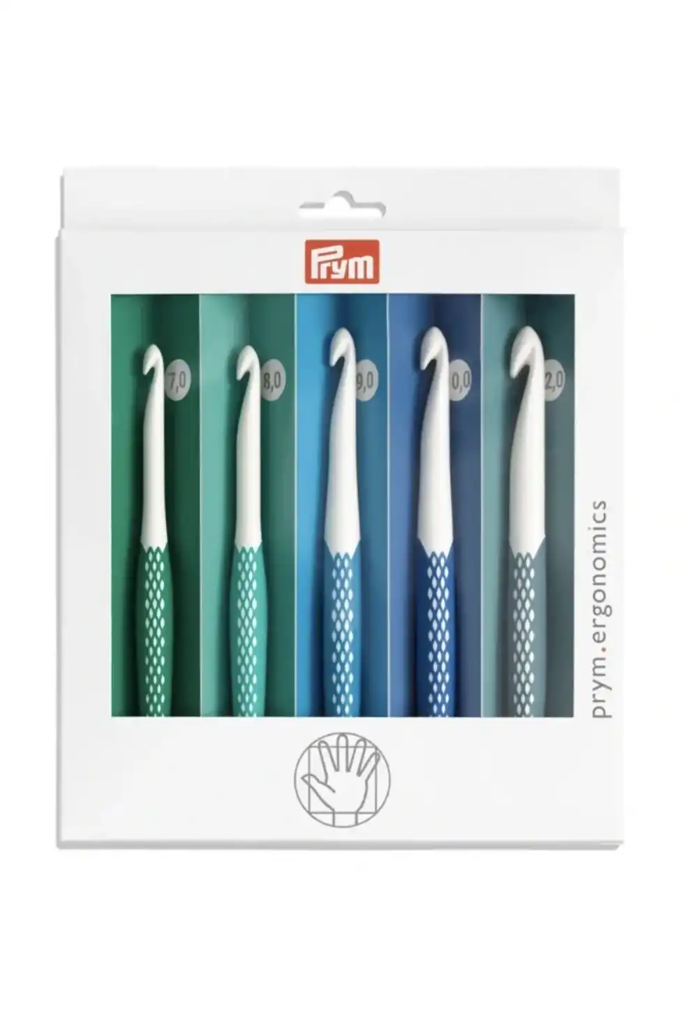 Set crochet prym ergonomics grande