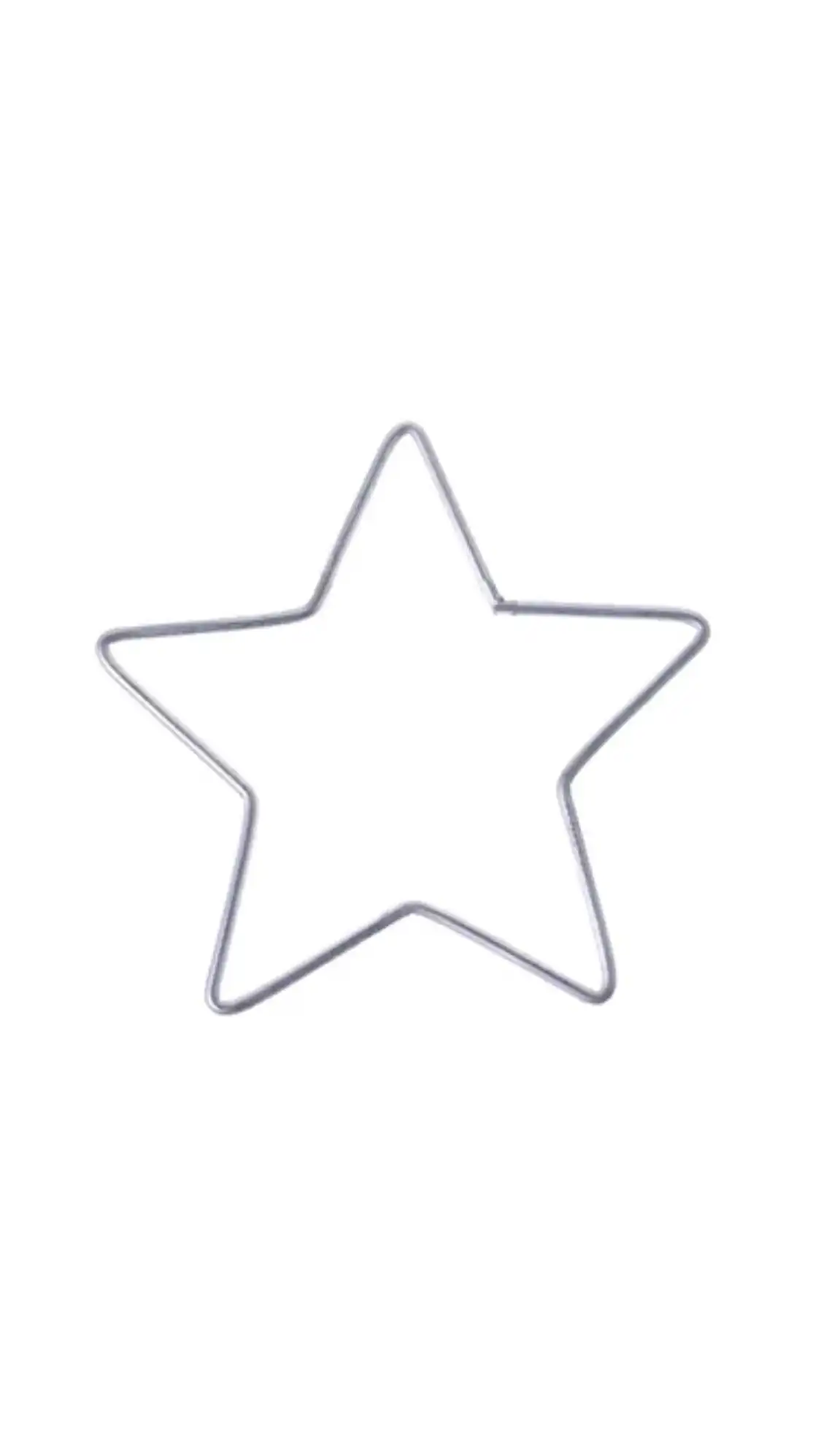 Estrella 20 cm metal macrame