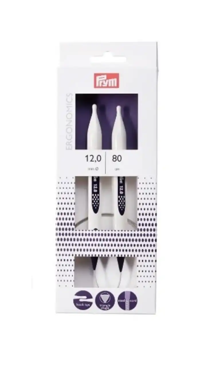 Palillo N°12,0 circular ergonomics Prym 80 cm