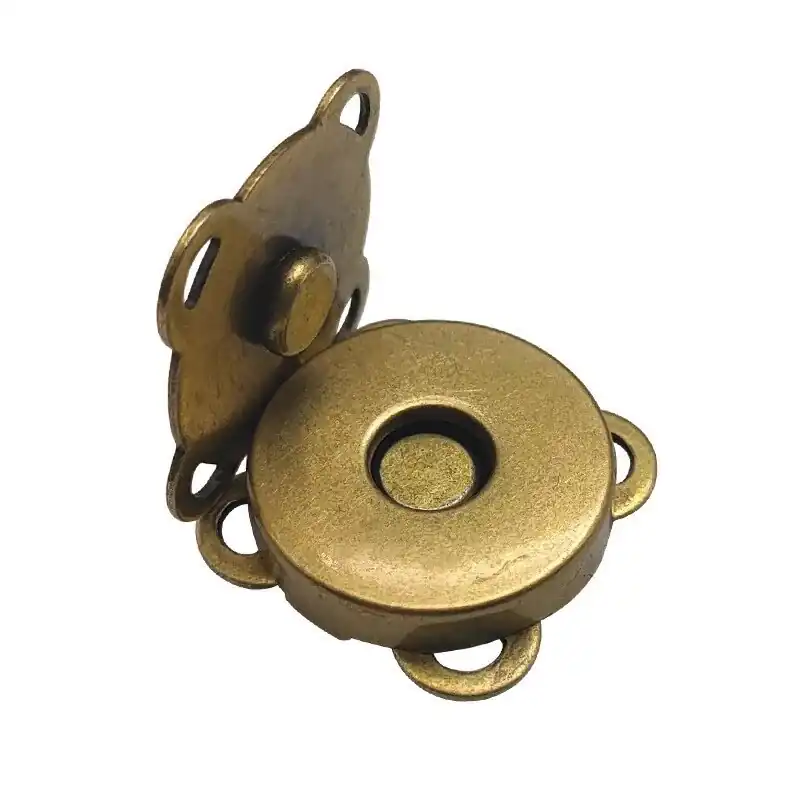 Broche 10 mm magnético rose gold cuadrado 2 unid