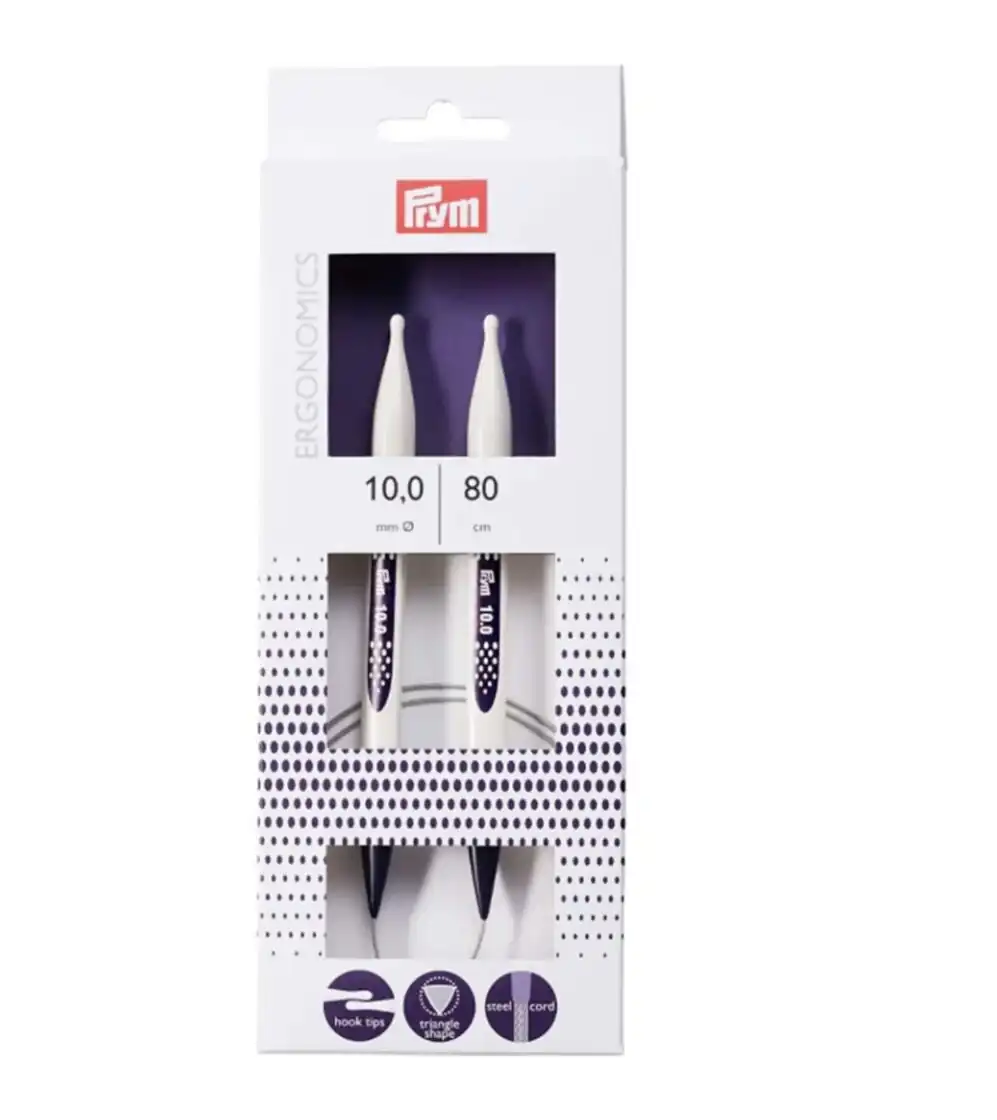 Palillo N°10,0 circular ergonomics Prym 80 cm
