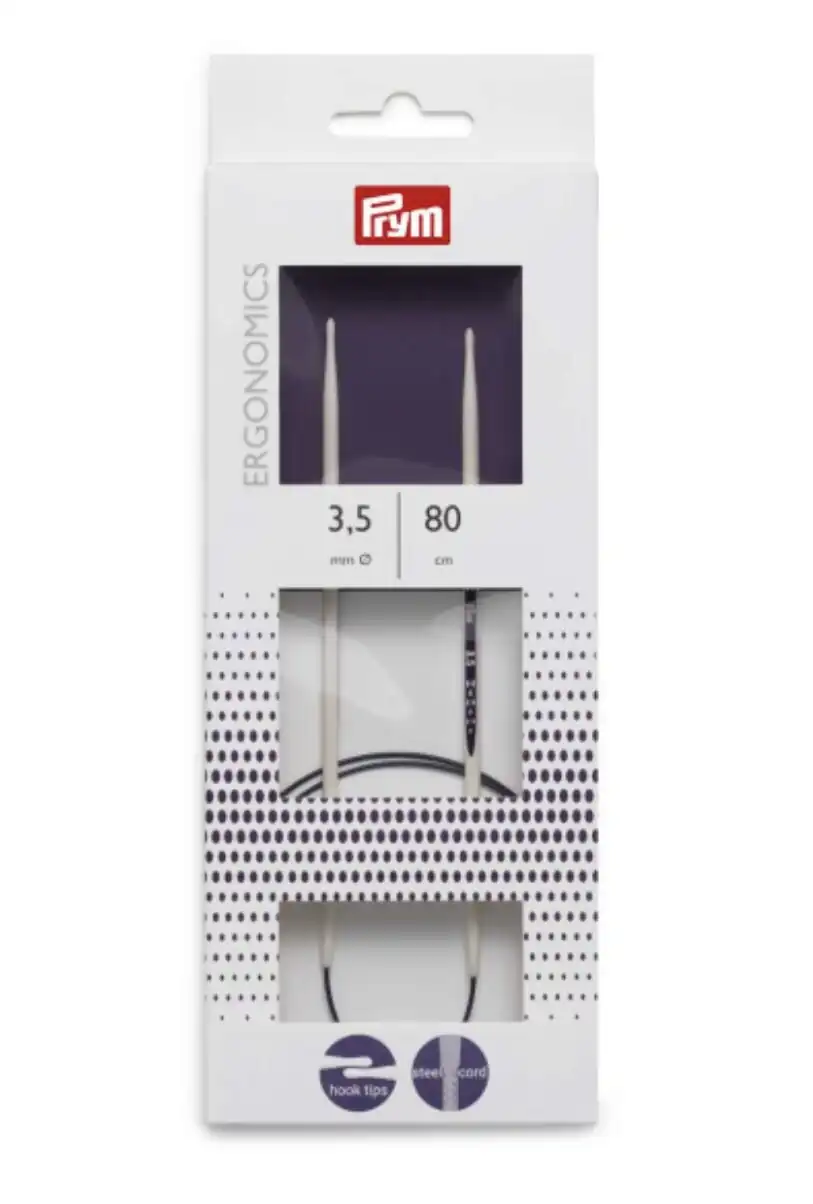 Palillo N°3,5 circular ergonomics Prym 80 cm