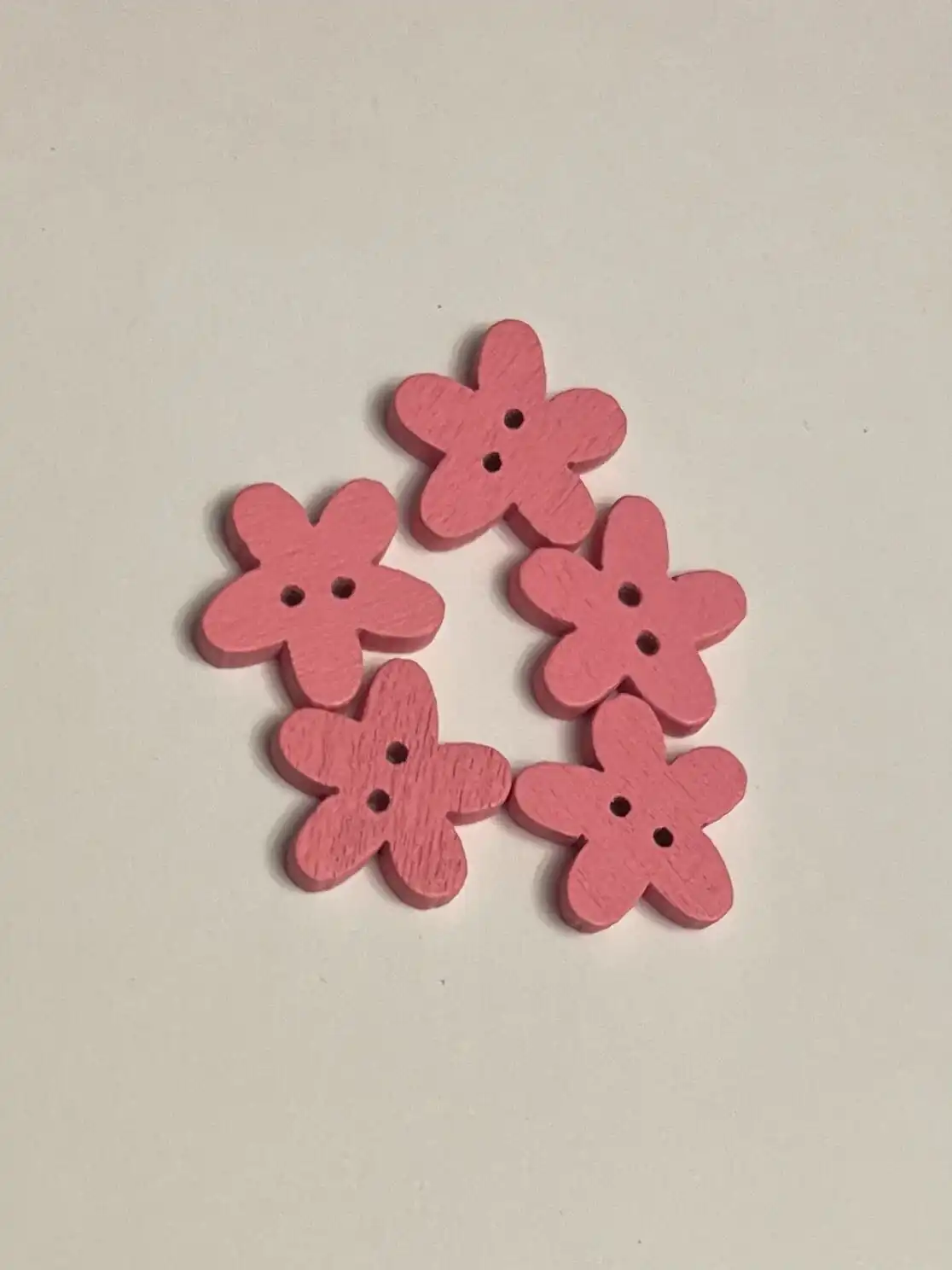 Botones Sandia 15 x 15 mm Flor R 5 unid