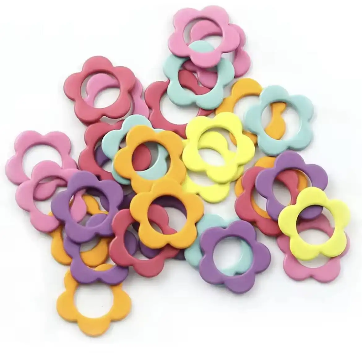 Set Flor 17mm marcador de punto 10 unid