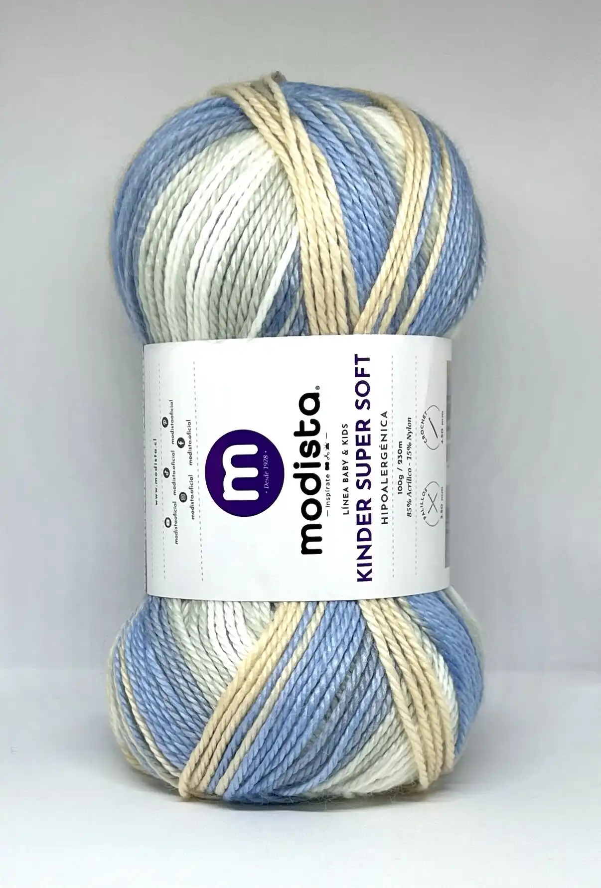 Kinder Super Soft Celeste Gris