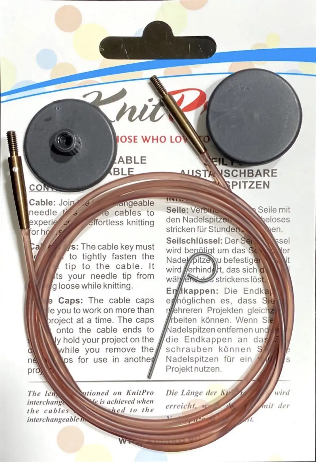 Cable Conector 120 cm Palillo Intercambiable