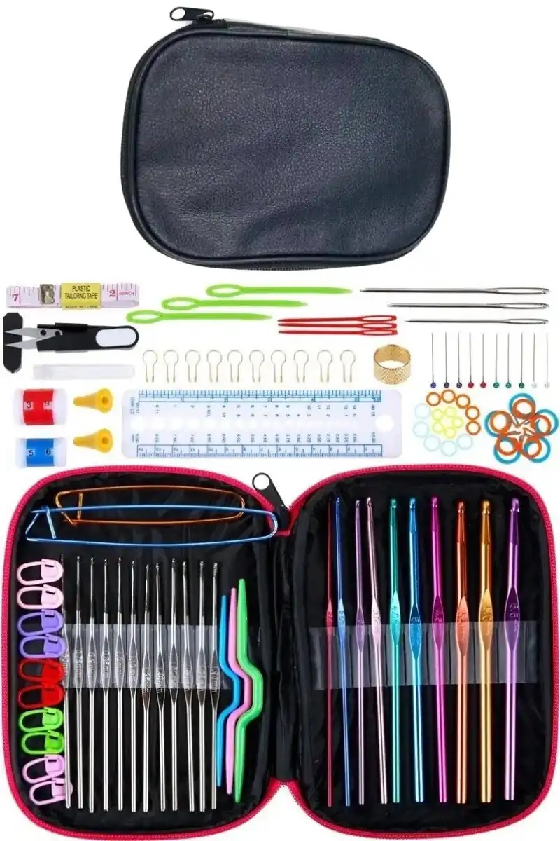 Estuche Crochet Negro