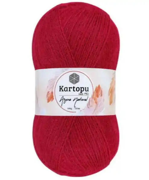 Angora Natural Rojo