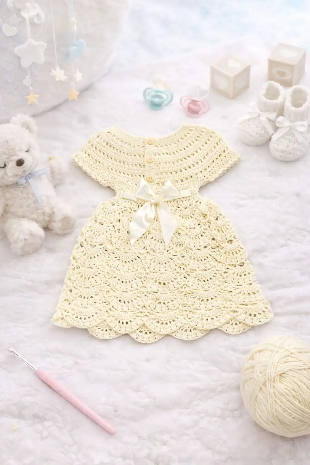 Vestido 6 a 9 meses