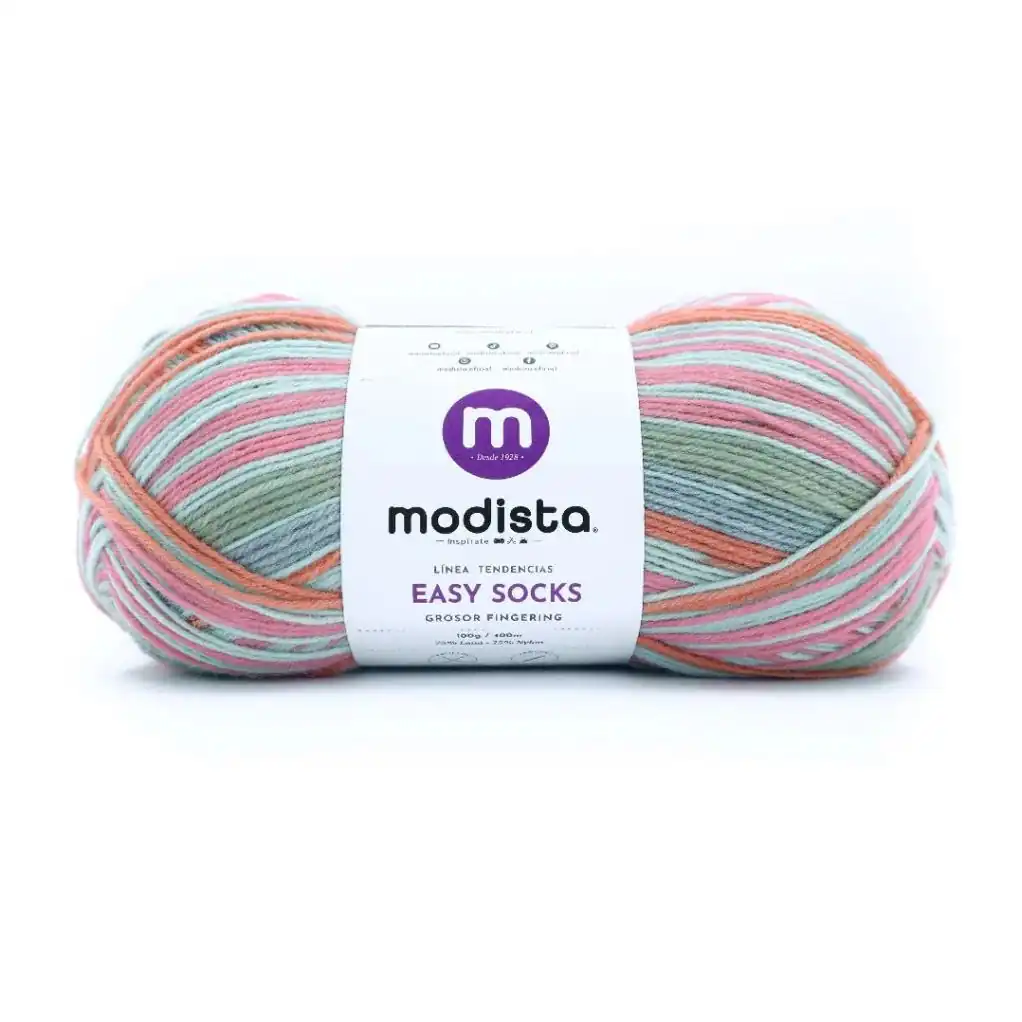 Easy Socks Rosa Verdes