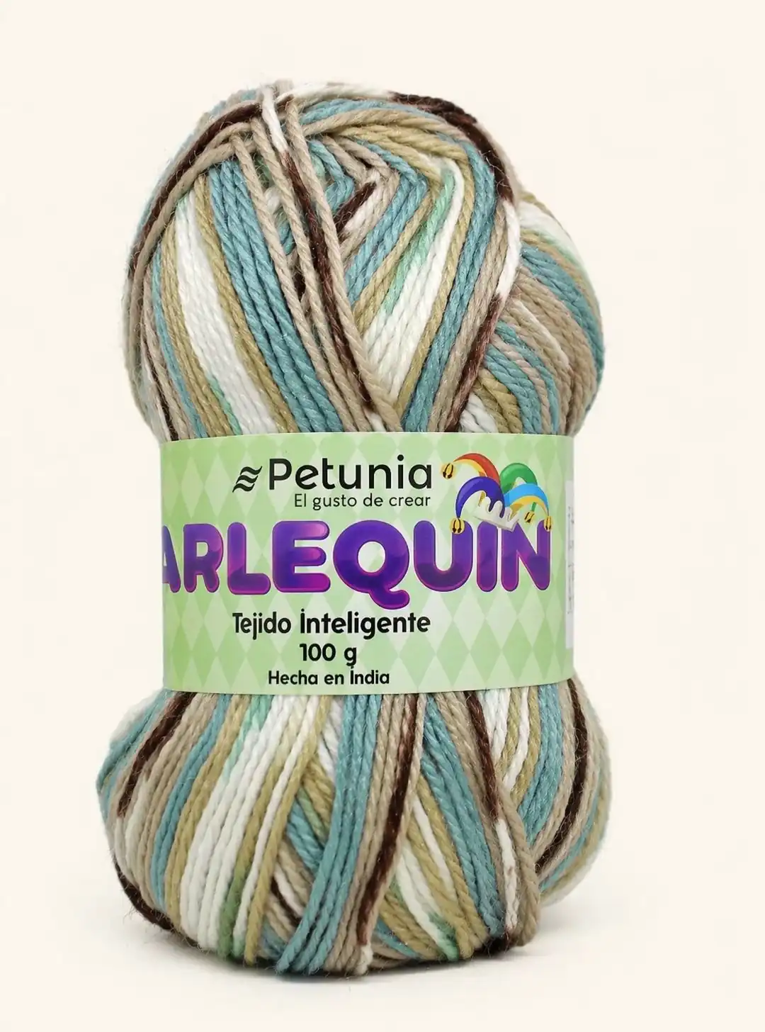 Arlequín Celeste Beige