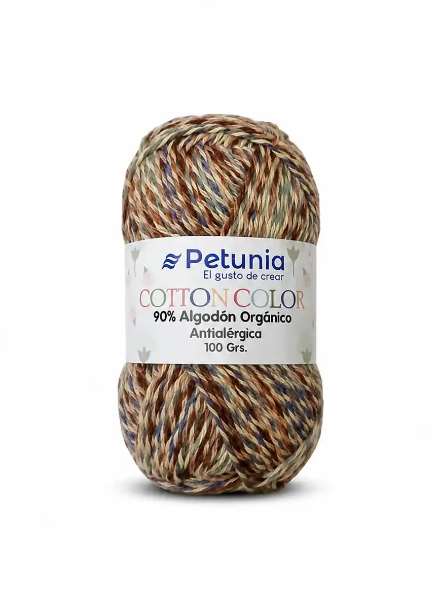 Cotton Color Café Azul