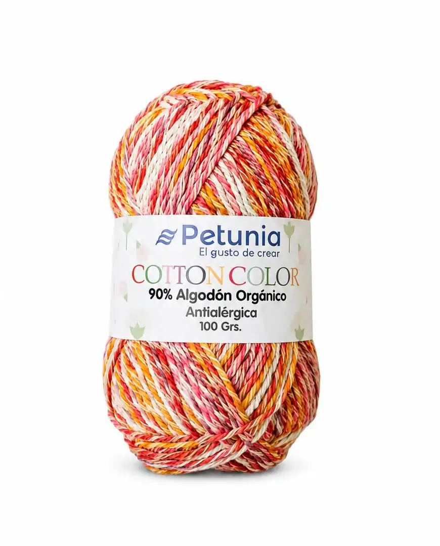 Cotton Color Naranja Mostaza
