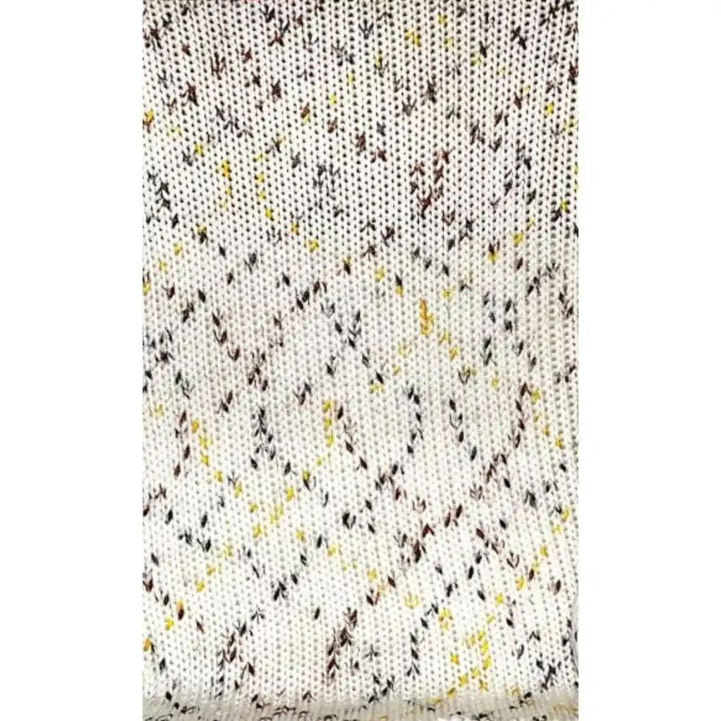 Baby One Print Blanco-Gris-Amarillo-Cafe
