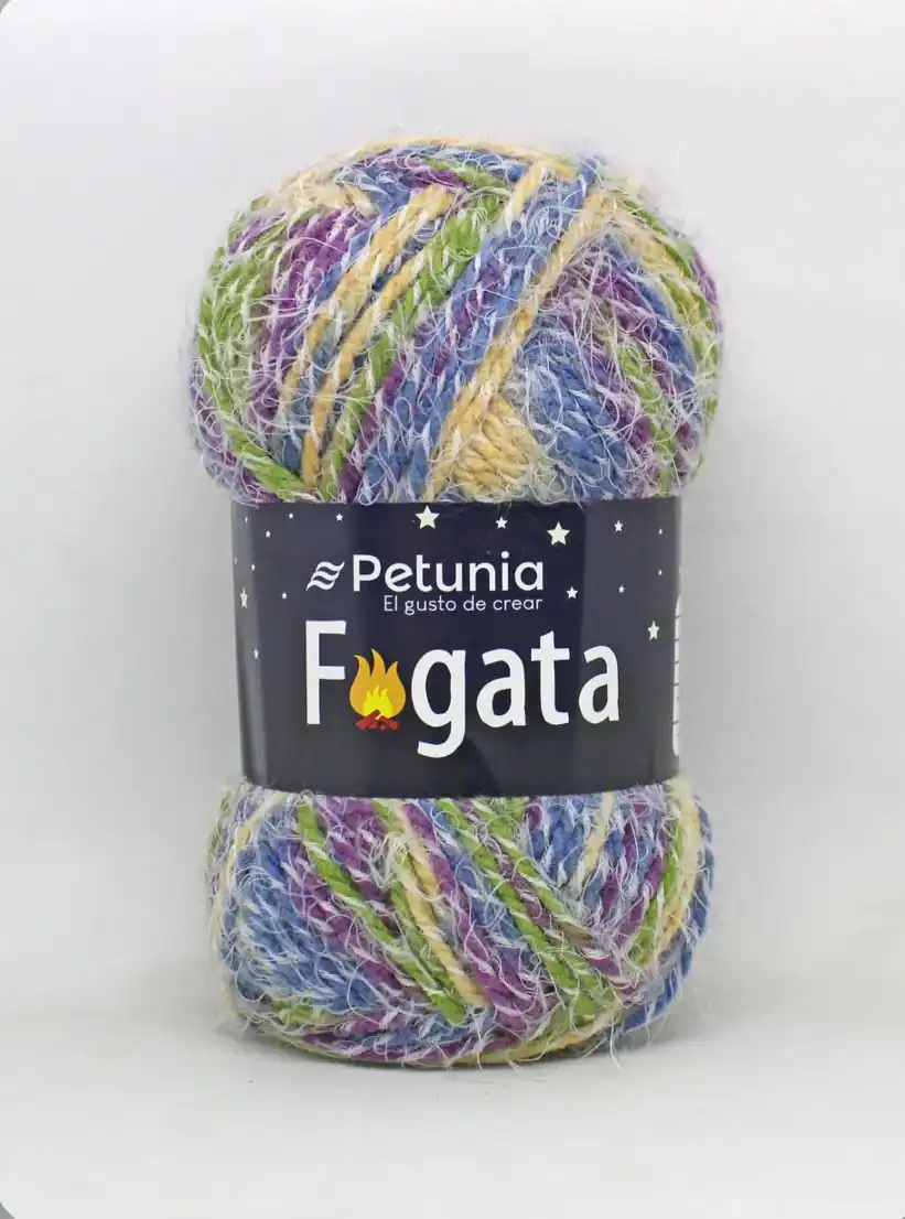 Fogata Azul Amarillo Verde