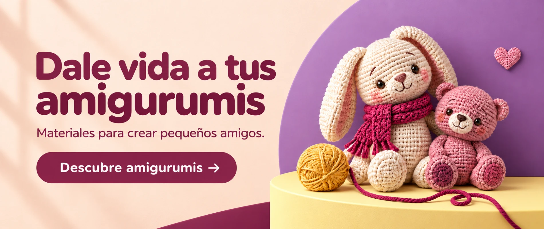 Dale vida a tus amigurumis: materiales para crear pequeños amigos. Descubre amigurumis
